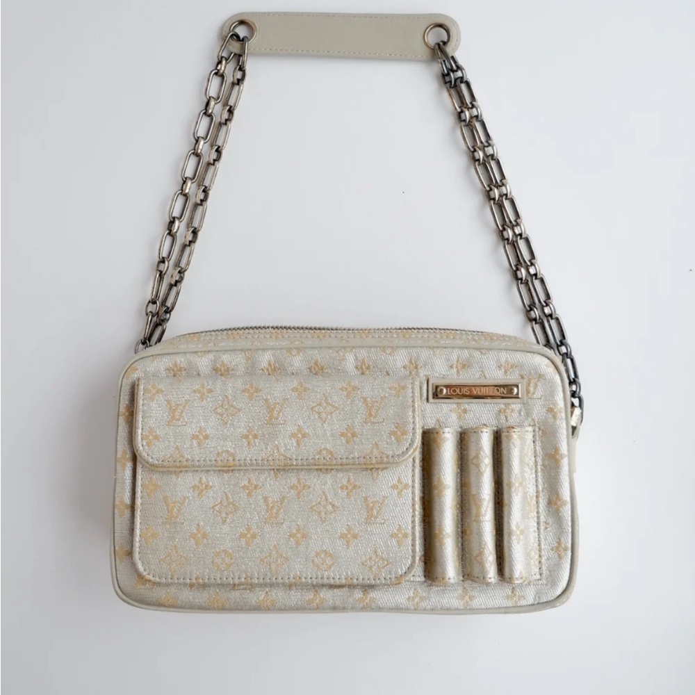 Preowned Louis Vuitton Mini Lin Shine Mckenna Shoulder Bag